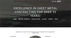 Desktop Screenshot of jandjindustrialsheetmetal.com