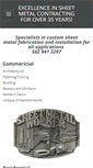 Mobile Screenshot of jandjindustrialsheetmetal.com