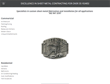 Tablet Screenshot of jandjindustrialsheetmetal.com